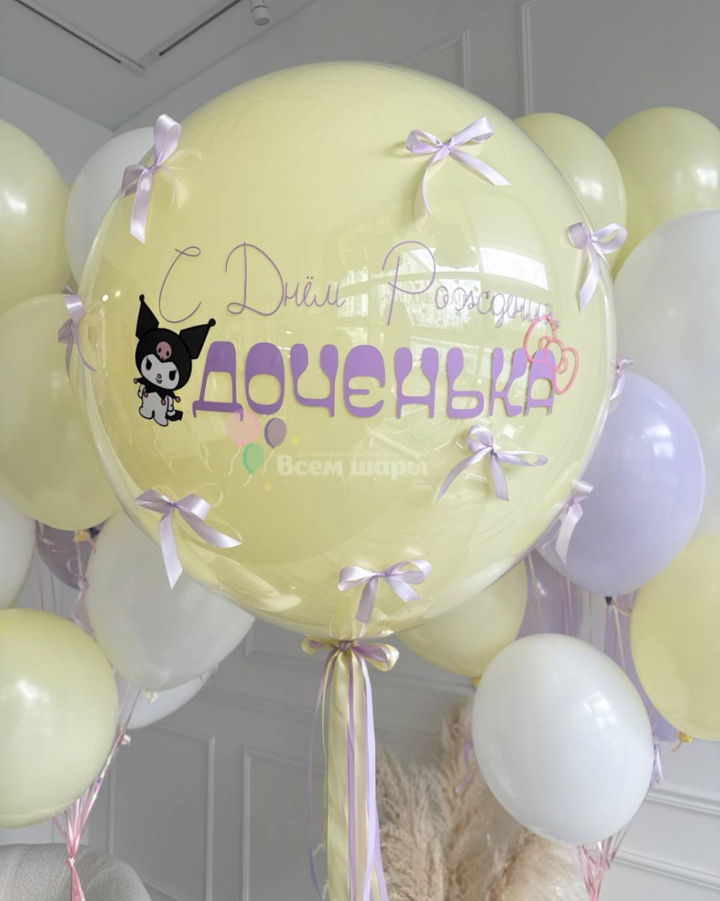 Шары для девочки на день рождения Hello Kitty