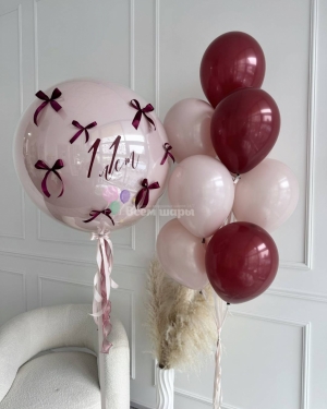 Шары девочке на 11 лет с бантиками