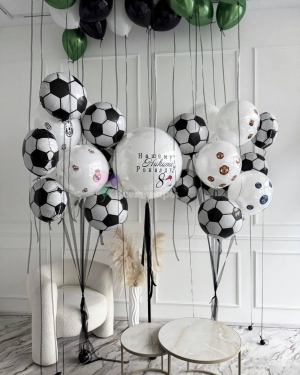 Шарики мальчику на день рождения "Футбол"