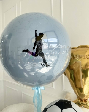 Шары для мальчика футбольные с кубком