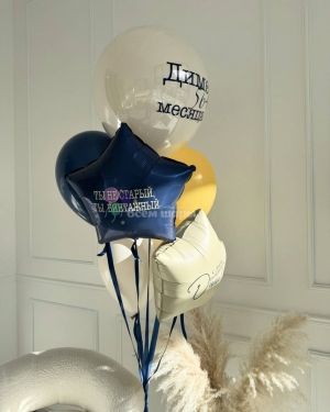 Фонтан из шаров мужчине на день рождения