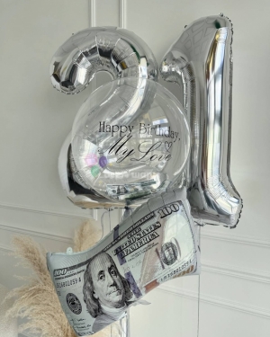 Шары мужчине на 21 год