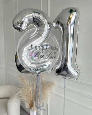 Шары мужчине на 21 год