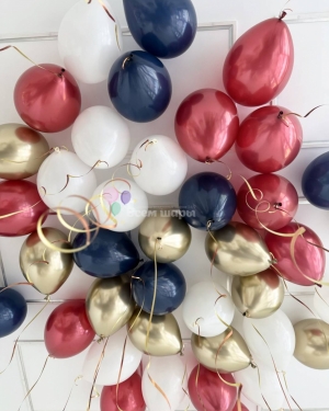 Шары под потолок разноцветные на день рождения