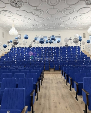 Оформление шарами-цепочками