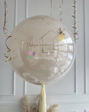 Шары на выписку девочки пастельные