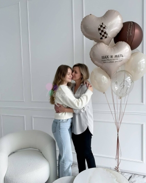 Шары на День матери "Шах и мать"