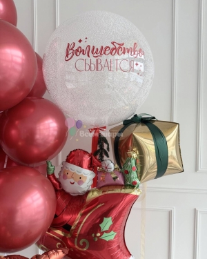 Шары на Новый год с оленем