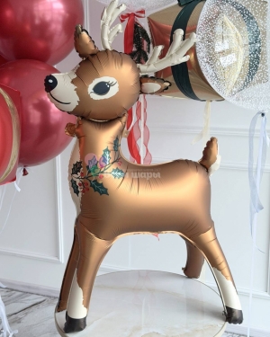 Шары на Новый год с Баблс шарами