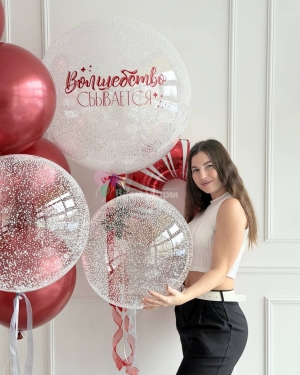 Шары на Новый год с леденцом