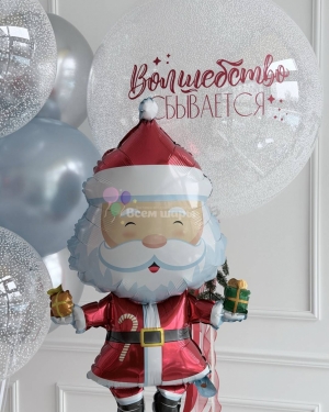Шары на Новый год "Дед Мороз"