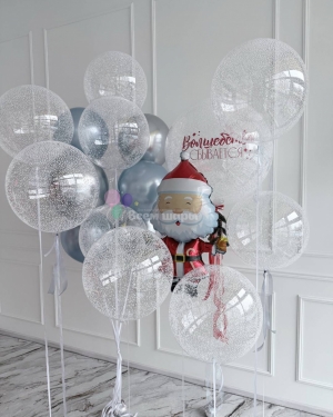 Шары новогодние "Дед мороз"