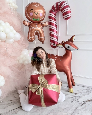 Шары на Новый год с пряником