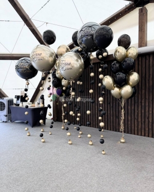 Шары-цепочки с надписями