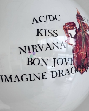 Шар-гигант для мужчины с надписями и рисунком