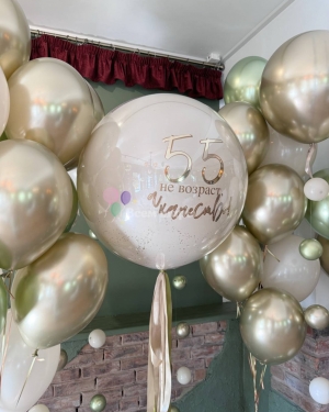 Цепочки из шаров на день рождения