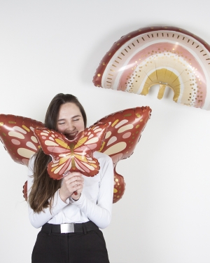 Шары "Бабочка Бохо на День рождения"