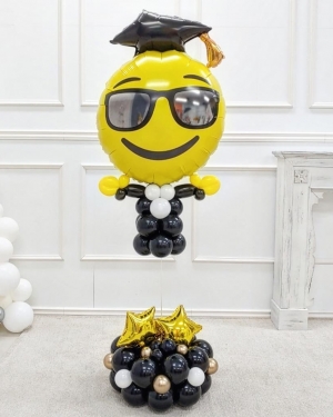 Шары Смайл Выпускник и Собака 