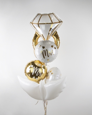 Шар Кольцо с бриллиантом