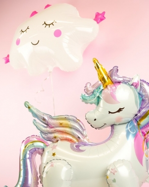 Шары Облачко и Единорог для девочки 