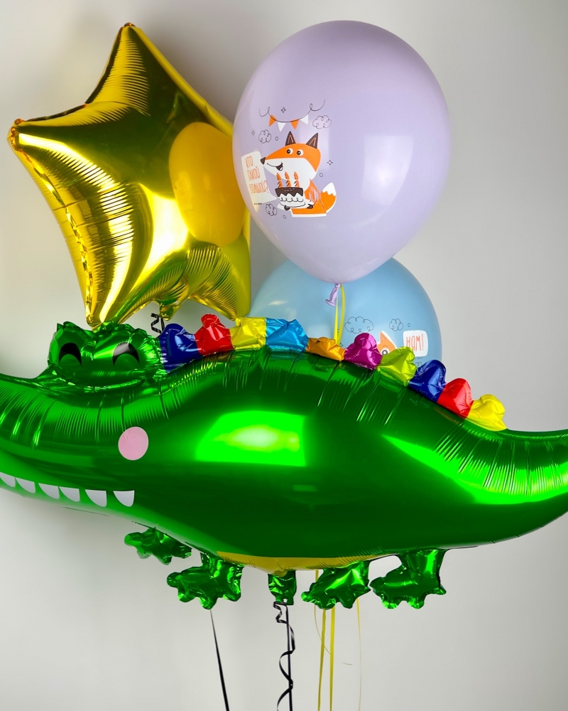 Шарики Яркий крокодильчик