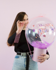 Шар Deco Bubble, Сиреневый
