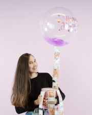 Шар Deco Bubble, Сиреневый