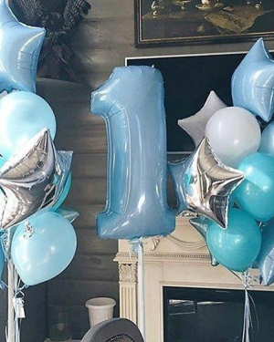 Шары на 1 годик для мальчика