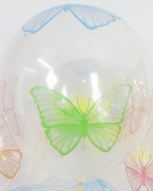 Воздушный шар Яркие бабочки