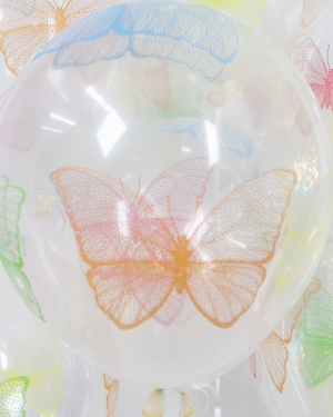 Воздушный шар Яркие бабочки