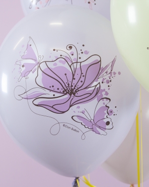 Воздушные шары Акварельные цветы