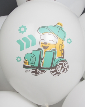 Воздушные шары Грузовичок Лёва, С Днем Рождения!