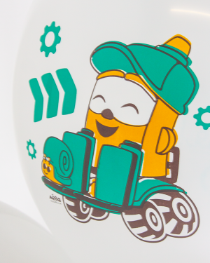 Воздушные шары Грузовичок Лёва, С Днем Рождения!