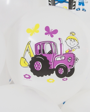 Воздушный шар Синий трактор