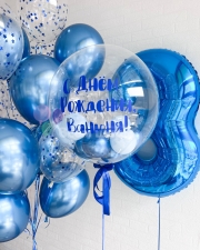 Воздушные шары на день рождения мальчика 3 года