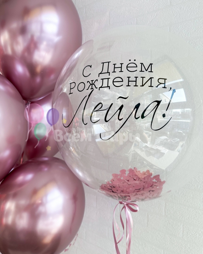Шары на день рождения девушке