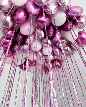 Шарики цвета Фуксия 