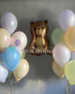 Набор шаров медведь