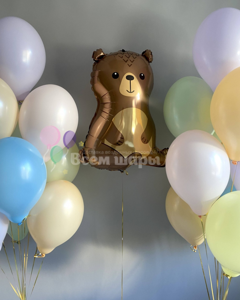 Набор шаров медведь
