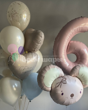 Сет шаров мышка и зайка на 6 лет