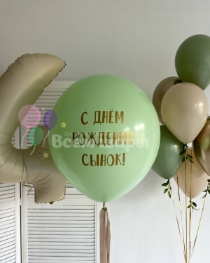 Сет шаров для сына на 4 год
