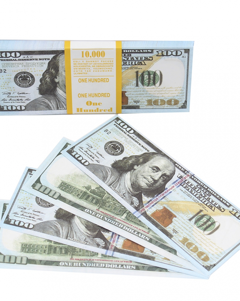 Деньги для выкупа, 100 Долларов, 16*7 см, 98 шт.