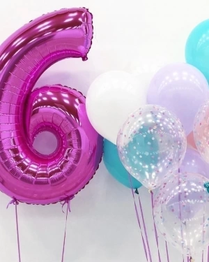 Шары для девочки на 6 лет