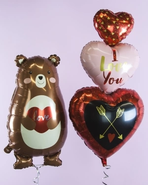 Шары Признание в любви, Мишка