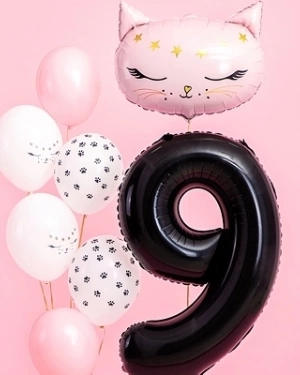 Шарики с кошкой на 9 лет